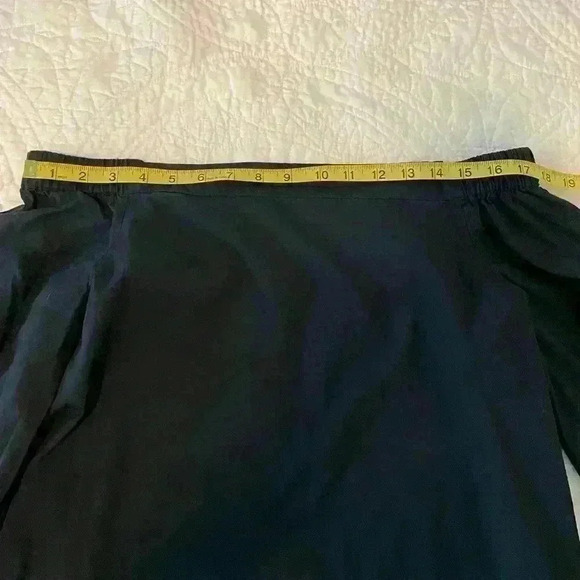 Free People Show Me Some Shoulder Top Black Size Small - Picture 7 of 12